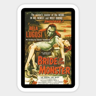 bride of the monster Sticker